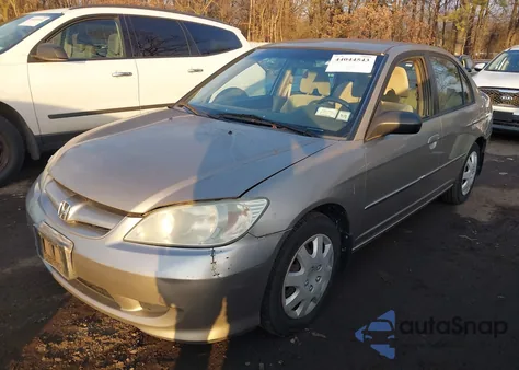 2004 Honda Civic Lx из США, поврежденный, VIN 2HGES16564H559354